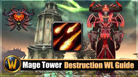 Warlock, any day. . Destro lock mage tower